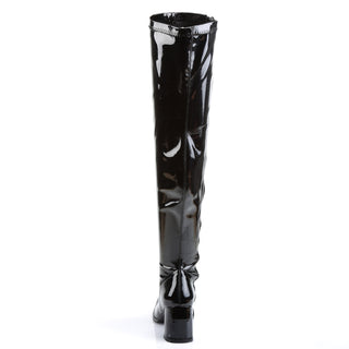 Gogo-3000 Black Over-the-Knee Boots