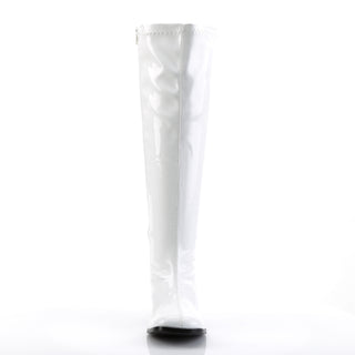 Wide Calf White PA Gogo Boots