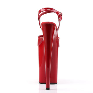 Infinity-909 Red 9 Inch Platform Sandals