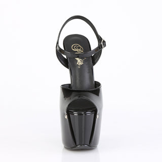 Jubilant-09 Black Platform Sandals