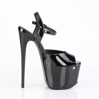 Jubilant-09 Black Platform Sandals