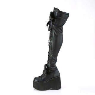 Kera-303 Black Matte Harajuku Street Style Boots