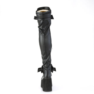 Kera-303 Black Matte Harajuku Street Style Boots
