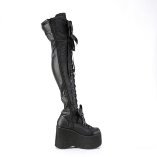Kera-303 Black Matte Harajuku Street Style Boots