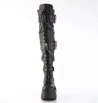 Morte-312 Dark Omen Thigh High Boots