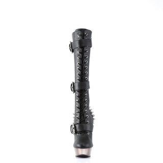 Muerto-2028 Knee High Skull Boots