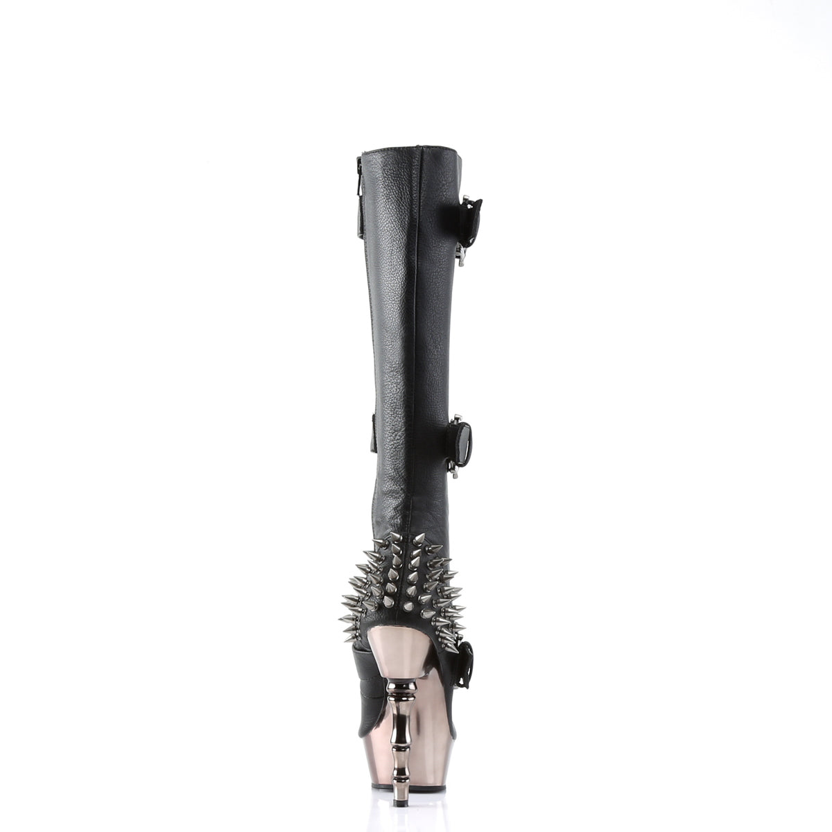 Demonia Muerto-2028 Knee High Skull Boots