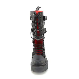 Rebel-100 Heartarested Punk Platform Boots