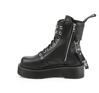 Rebel-52 Platform Combat Ankle Boots