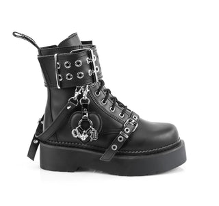 Rebel-52 Platform Combat Ankle Boots