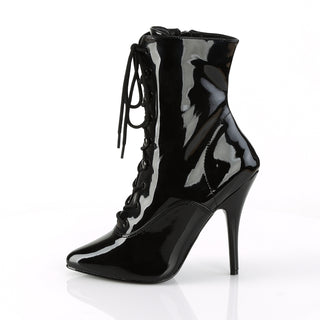 Seduce-1020 Black Patent Ankle Boots