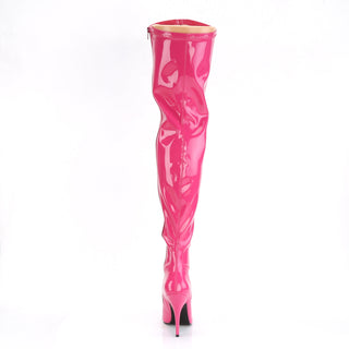 Seduce-3000 Hot Pink Thigh High Boots