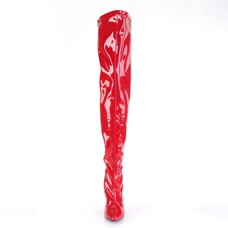 Seduce-3000 Red Thigh High Boots