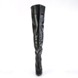 Seduce-3010 Black Matte Thigh High Boots