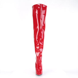 Seduce-3010 Red Thigh High Boots