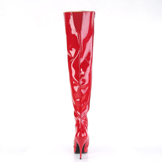 Seduce-3010 Red Thigh High Boots