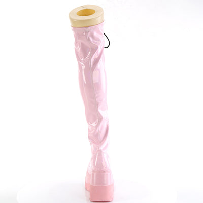 CyberPunk 2078 Platform Boots Pink Shaker-374