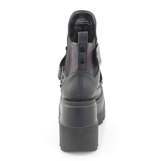 Shaker-58 Green Multi Reflective Platform Ankle Boots