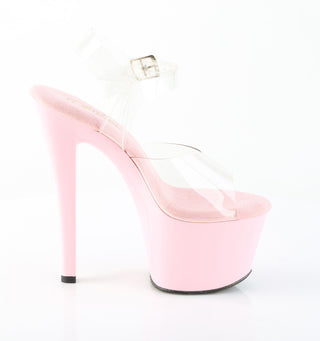 Sky-308 Baby Pink Platform Sandals