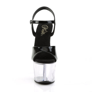 Sky-309 Black/Clear Sandals