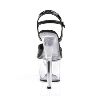 Sky-309 Black/Clear Sandals
