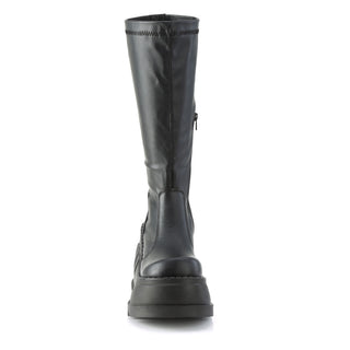 Stomp-200 Wedge Platform Boots Black