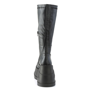 Stomp-200 Wedge Platform Boots Black
