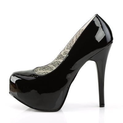 Teeze-06W Wide Width Black PA Heels