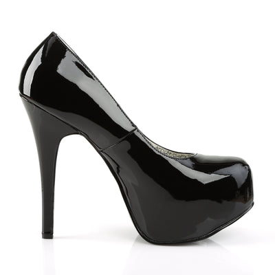 Teeze-06W Wide Width Black PA Heels