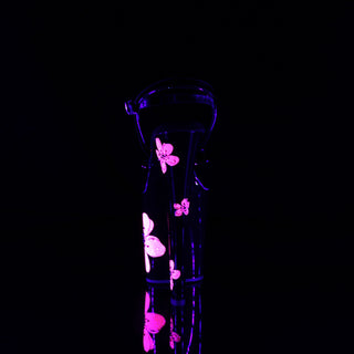 Xtreme-809HB UV Reactive Hibiscus Flower Design Sandals