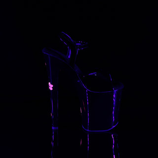Xtreme-809HB UV Reactive Hibiscus Flower Design Sandals