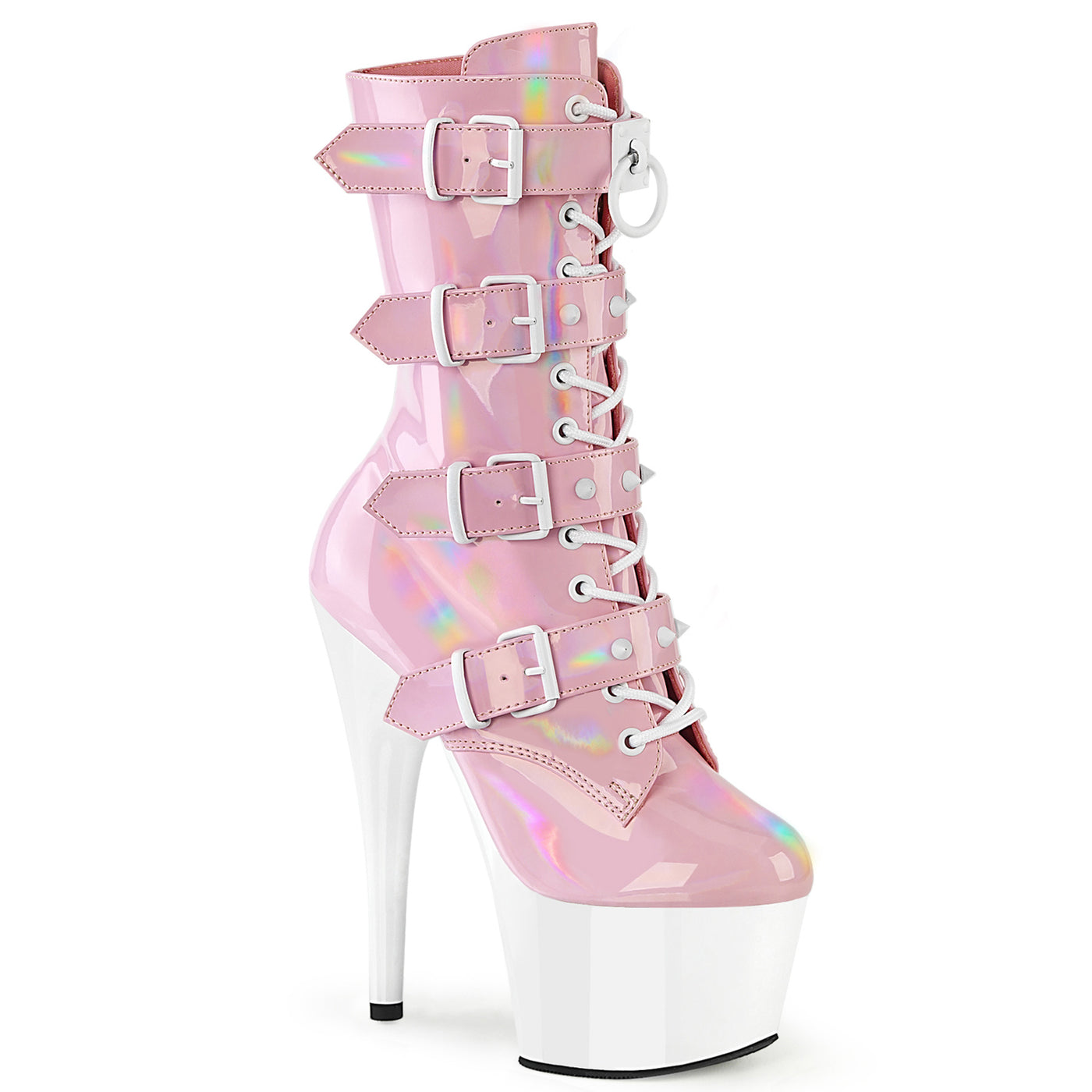 Queen of the Night Pole Dancer Boots Pink