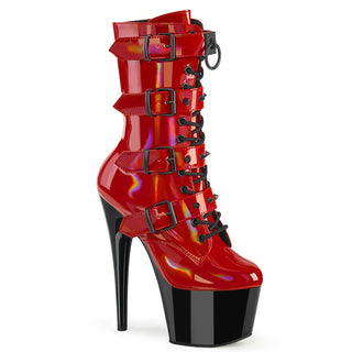Queen of the Night Pole Dancer Boots Red