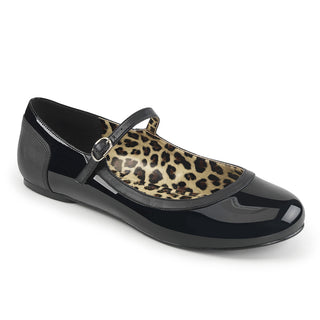 Anna-02 Black Patent Mary Jane Flats (US 9–16)