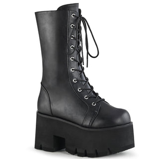 Ashes-105 Chunky Heel Platform Boots