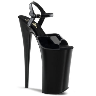 Beyond-009 Black 10-Inch Platform Heels