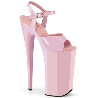 Beyond-009 Baby Pink 10-Inch Platform Heels