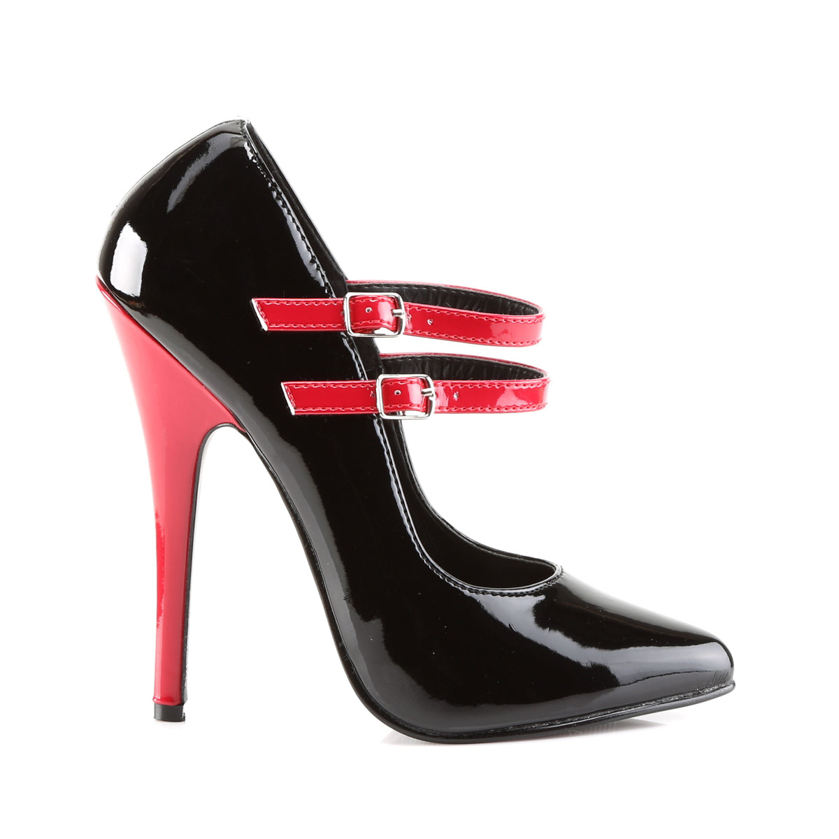 black and red stilettos