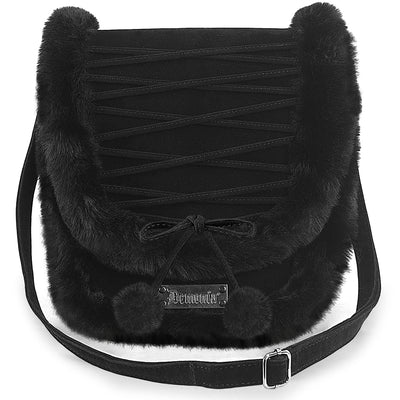 black corset bag demonia hb-663