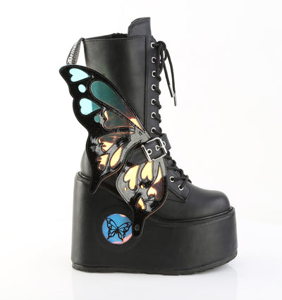 butterfly wings platform boots