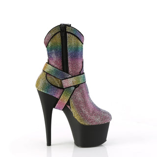Rainbow Cowgirl Pole Dancer Boots