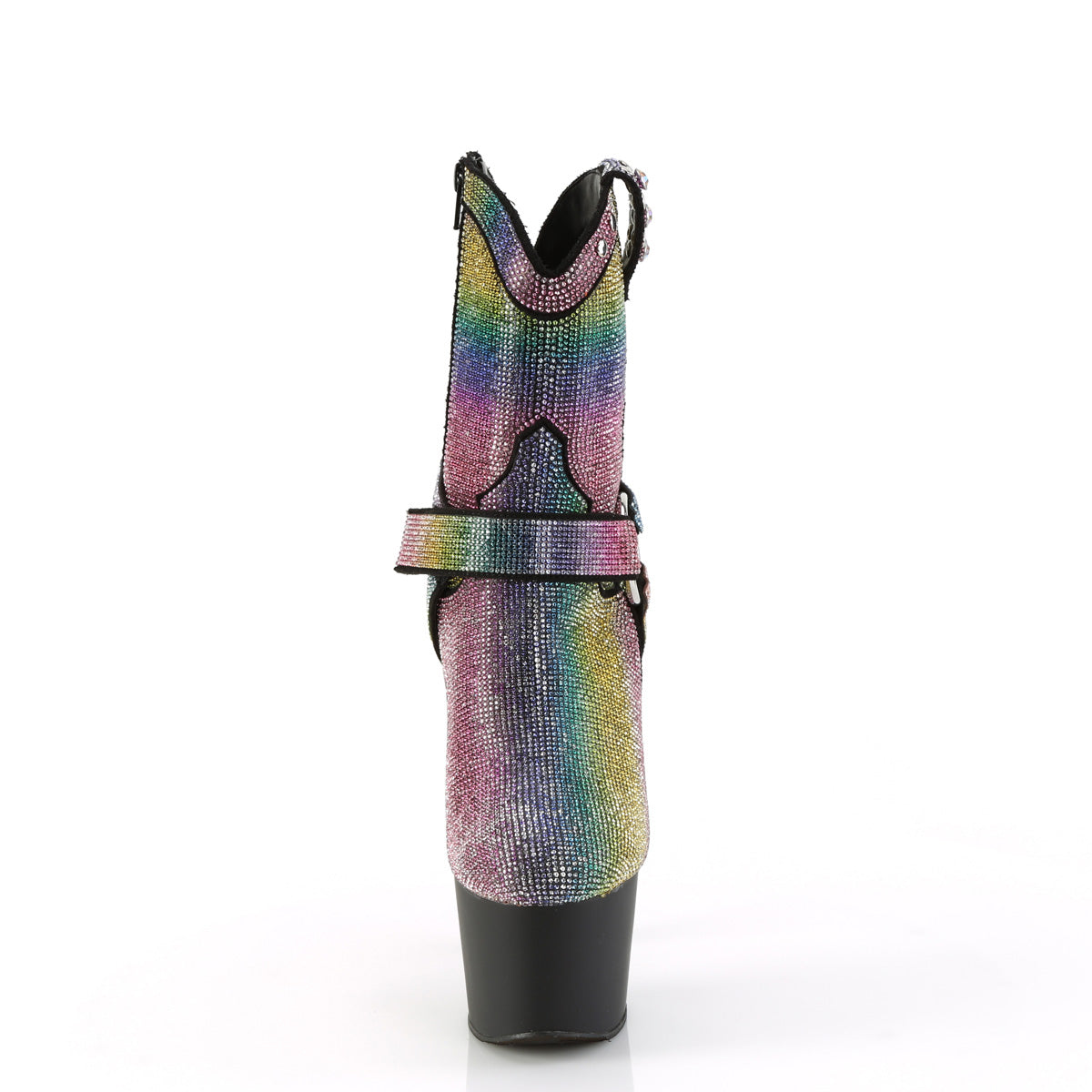 Rainbow Cowgirl Pole Dancer Boots