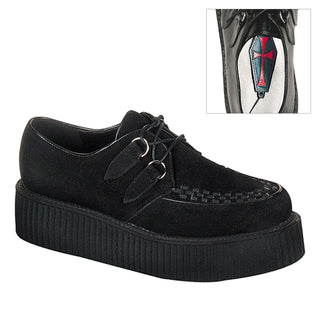 Creeper-402S Black Suede Creepers - Unisex