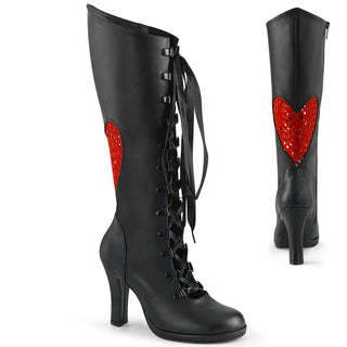 demonia glam-243 romantic goth knee high boots