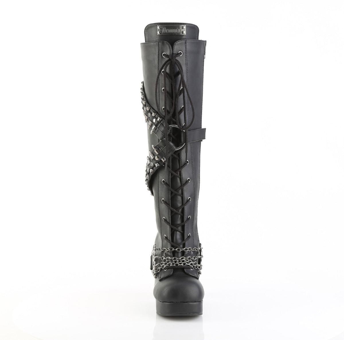 demonia gothika-108 platform boots front view