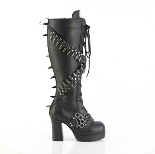 demonia gothika-108 platform boots outer side view