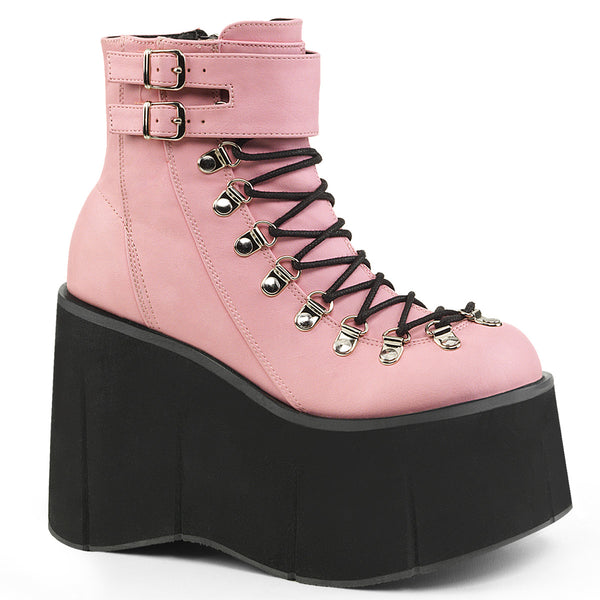 demonia kera-21 pink platform boots