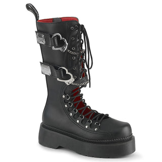 Demonia Rebel-100 knee high punk platform boots