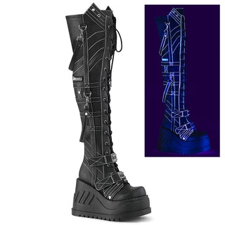 Stomp-310 War Goddess Wedge Boots