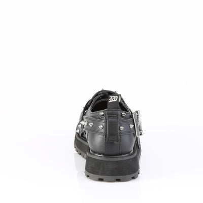 Rear view of Valor-38 showing heel and back cone stud design
